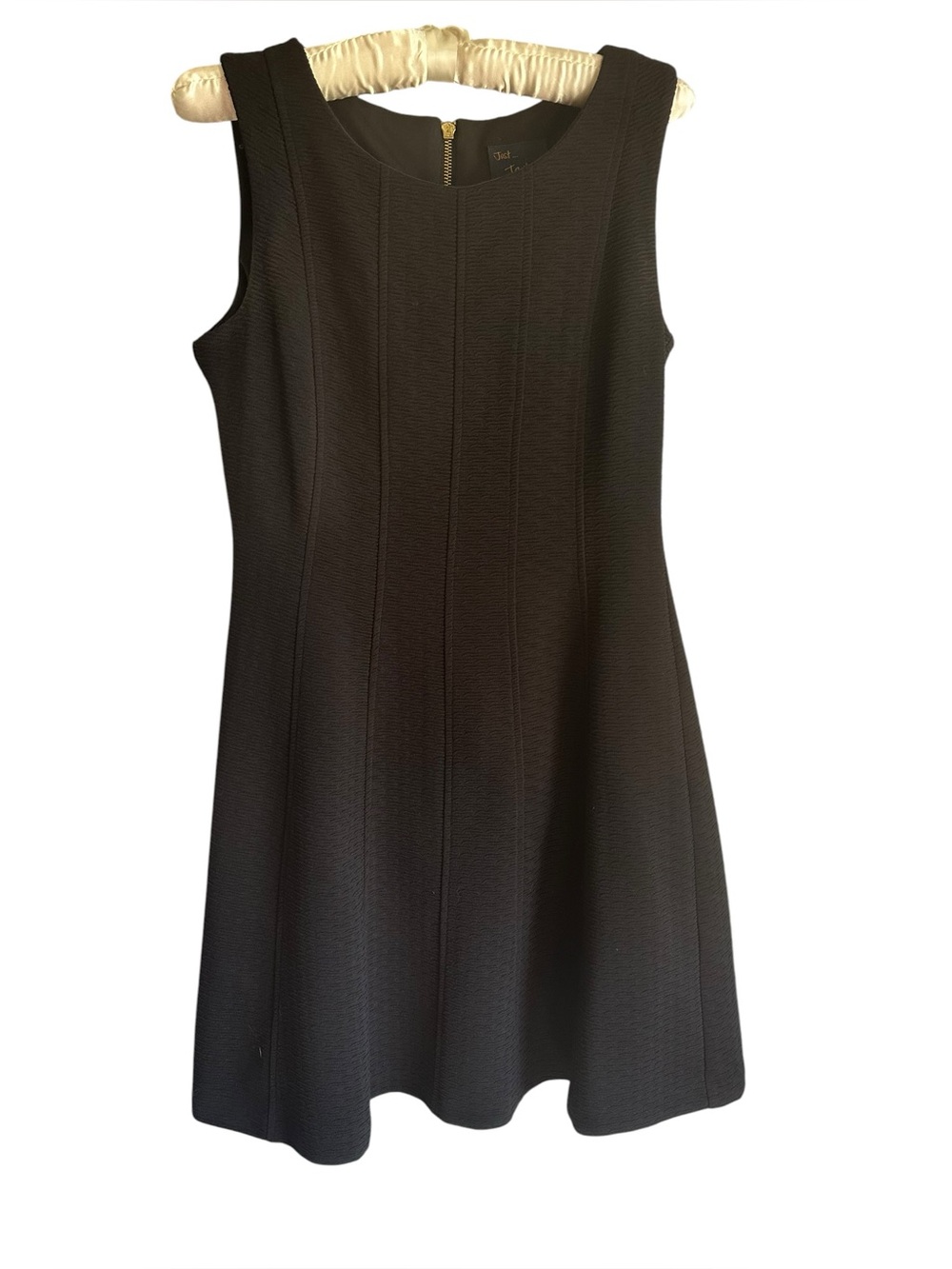 Just Taylor Black Sleeveless Fit & Flare Dress – Size 4